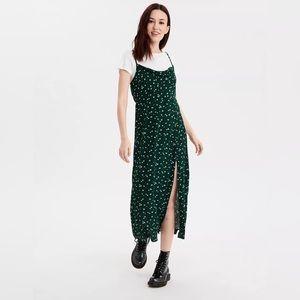 American Eagle Outfitters | Dresses | Nwt American Eagle Cowl Neck Green Floral Maxi Dress With Slit | Poshmark American Eagle Outfitters | Dresses | Nwt American Eagle Cowl Neck Green Floral Maxi Dress With Slit | Poshmark